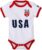 Baby USA Soccer Onesie for Boys Newborn US soccer jersey for Girl Infant Football Outfit & Toddler Soccer Shirt