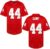 Forrest Gump Jersey #44 Stitched Movie Football Jersey Red Men S-3XL