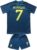 Ronaldo CR7 Jersey Kids Uniform AL NASSR Fc Saudi Arabia Blue and Yellow