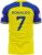 Ronaldo 7# Home Soccer Jersey 2022/23 (Large) Yellow