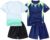 M2C Boys 2-Pack Jersey Soccer Knit Set Sport Team Uniform Shirt and Shorts