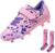 DREAM PAIRS Boys Girls Soccer Cleats Youth Firm Groud Football Shoes with Socks for Little/Big Kids