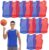 Get Out! Scrimmage Vest Pinnies 12pk in Red and Blue – Youth, Teens and Adult Sizes – Nylon Mesh Jerseys for Any Sport