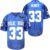 33 AL Bundy Football Jersey, Blue Shirt 90S Hip Hop Clothing Party